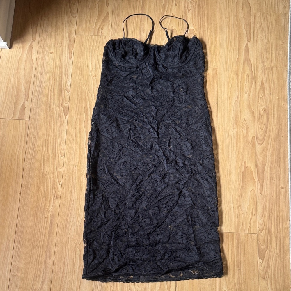 O-LOVER LACE TUBE DRESS